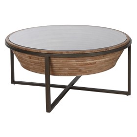 Table Basse Home ESPRIT Verre Bois d'épicéa 102 x 102 x 46 cm de Home ESPRIT, Tables - Réf : S3055716, Prix : 415,43 €, Remis...