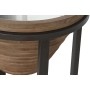 Mesa de apoio Home ESPRIT Preto Natural Cristal Abeto 46 x 46 x 55,5 cm | Tienda24 - Global Online Shop Tienda24.eu