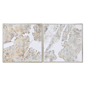 Cadre DKD Home Decor 123 x 4,5 x 83 cm Traditionnel Feuille d'une plante (2 Unités) | Tienda24 - Global Online Shop Tienda24.eu