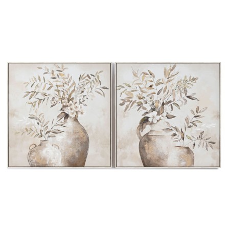 Quadro Home ESPRIT Vaso Tradizionale 82 x 4,5 x 82 cm (2 Unità) di Home ESPRIT, Stampe e quadri su tela - Rif: S3055735, Prez...