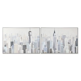 Cuadro Home ESPRIT Ciudad Loft 122,3 x 4,5 x 82,3 cm (2 Unidades) de Home ESPRIT, Impresiones sobre lienzo - Ref: S3055736, P...