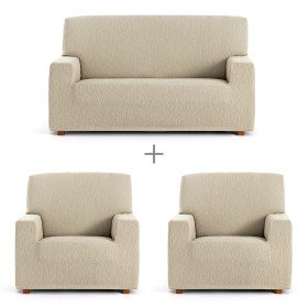 Sofabezug-Set Eysa TROYA Weiß 70 x 110 x 210 cm 3 Stücke von Eysa, Sofas & Lovechairs - Ref: D1606833, Preis: 103,08 €, Rabat...