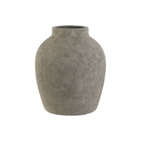 Jarrón Home ESPRIT Gris Cemento 31 x 31 x 36 cm de Home ESPRIT, Jarrones - Ref: S3055751, Precio: 41,20 €, Descuento: %