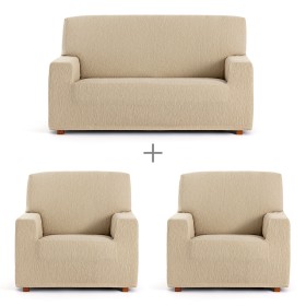 Sofabezug-Set Eysa TROYA Beige 70 x 110 x 210 cm 3 Stücke von Eysa, Sofas & Lovechairs - Ref: D1606834, Preis: 100,43 €, Raba...