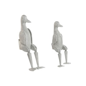 Decorative Figure Home ESPRIT Grey Duck 16 x 14 x 42 cm (2 Pieces) by Home ESPRIT, Ornaments - Ref: S3055790, Price: 39,70 €,...