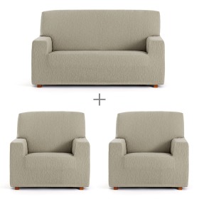 Sofabezug-Set Eysa TROYA Hellbraun 70 x 110 x 210 cm 3 Stücke von Eysa, Sofas & Lovechairs - Ref: D1606835, Preis: 103,08 €, ...