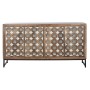 Sideboard Home ESPRIT Brown Black Silver 150 x 38 x 80 cm | Tienda24 - Global Online Shop Tienda24.eu