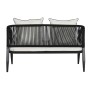 Set Tavolo con 3 Sedie Home ESPRIT Nero Cristallo Acciaio 123 x 66 x 72 cm di Home ESPRIT, Divani - Rif: S3055837, Prezzo: 66...