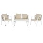 Set Tavolo con 3 Sedie Home ESPRIT Bianco Acciaio 123 x 66 x 72 cm di Home ESPRIT, Divani - Rif: S3055838, Prezzo: 667,69 €, ...