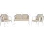 Set Tavolo con 3 Sedie Home ESPRIT Bianco Acciaio 123 x 66 x 72 cm di Home ESPRIT, Divani - Rif: S3055838, Prezzo: 667,69 €, ...