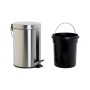 Pedal bin DKD Home Decor Silver 3 L by DKD Home Decor, Bathroom Bins - Ref: S3055858, Price: 8,19 €, Discount: %