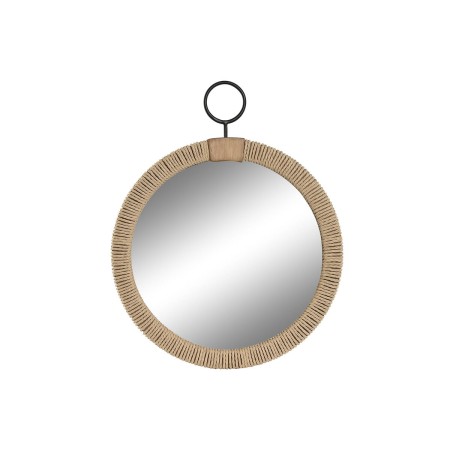 Miroir mural Home ESPRIT Naturel Corde Sapin Miroir méditerranéen 40 x 3,5 x 50 cm de Home ESPRIT, Miroirs muraux - Réf : S30...