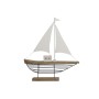 Figura Decorativa Home ESPRIT Blanco Natural Velero Marinero Acabado envejecido 54 x 15 x 61,5 cm de Home ESPRIT, Adornos - R...