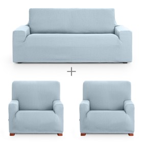 Sofabezug-Set Eysa ULISES Celeste 3 Stücke von Eysa, Zubehör für Stühle und Sofas - Ref: D1606845, Preis: 96,39 €, Rabatt: %