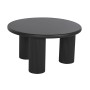 Side table Home ESPRIT Black Metal 75 x 75 x 40 cm by Home ESPRIT, Tables - Ref: S3055986, Price: 120,99 €, Discount: %