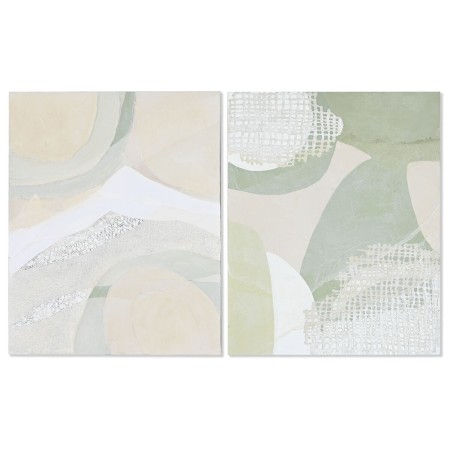 Pintura Home ESPRIT Abstrato Moderno 80 x 3,8 x 100 cm (2 Unidades) | Tienda24 - Global Online Shop Tienda24.eu