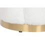 Repousa pés Home ESPRIT Branco Poliéster Metal 65 x 65 x 35 cm de Home ESPRIT, Pufes e repousa-pés - Ref: S3056025, Preço: 10...