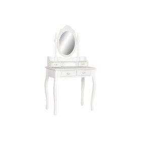 Coiffeuse Home ESPRIT Blanc ABS Miroir Bois MDF 75 x 42 x 140 cm de Home ESPRIT, Coiffeuses - Réf : S3056043, Prix : 172,17 €...