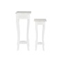 Set of 2 tables Home ESPRIT White MDF Wood 30 x 30 x 76,5 cm by Home ESPRIT, Tables - Ref: S3056046, Price: 80,03 €, Discount: %