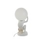 Lampe de bureau Home ESPRIT Blanc Doré Résine Plastique 220 V 14 x 14 x 32 cm de Home ESPRIT, Lampes de chevet - Réf : S30560...