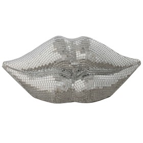 Decorative Figure Home ESPRIT Silver Lips 33 x 11 x 14 cm by Home ESPRIT, Ornaments - Ref: S3056060, Price: 41,36 €, Discount: %