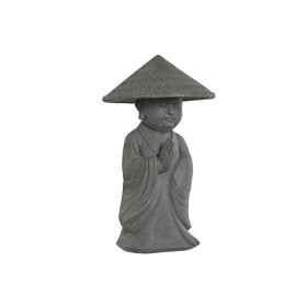 Figura Decorativa Home ESPRIT Gris Monje Oriental 30 x 30 x 51 cm de Home ESPRIT, Adornos - Ref: S3056068, Precio: 60,80 €, D...