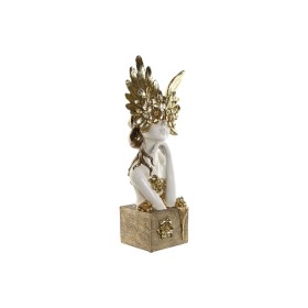 Decorative Figure Home ESPRIT White Golden Lady 20 x 17 x 50 cm by Home ESPRIT, Ornaments - Ref: S3056074, Price: 36,29 €, Di...