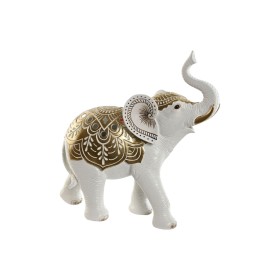 Decorative Figure Home ESPRIT White Golden Elephant 31 x 12 x 31 cm by Home ESPRIT, Ornaments - Ref: S3056077, Price: 28,50 €...