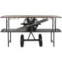 Consola Home ESPRIT Marrón Negro Madera Metal 191 x 58 x 96 cm de Home ESPRIT, Mesas - Ref: S3056095, Precio: 636,06 €, Descu...