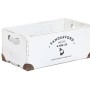 Juego de Cajas Decorativas Home ESPRIT Sanderford Blanco Madera de abeto 35 x 22 x 15 cm 5 Piezas de Home ESPRIT, Cajas y arc...