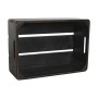 Cajas de almacenamiento Home ESPRIT Cox Apples 1830 Negro Madera de abeto 40 x 30 x 15 cm 3 Piezas de Home ESPRIT, Cajas y ar...