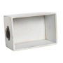 Caixas de arrumação Home ESPRIT Branco Madeira de abeto 35 x 22 x 15 cm 3 Peças de Home ESPRIT, Caixas e baús de arrumação - ...