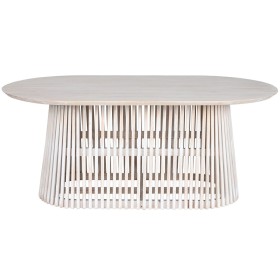 Mesa de Comedor Home ESPRIT Blanco madera de mindi 180 x 100 x 75 cm de Home ESPRIT, Mesas - Ref: S3056152, Precio: 591,06 €,...