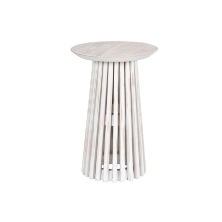 Petite Table d'Appoint Home ESPRIT Blanc bois mindi 40 x 40 x 60 cm | Tienda24 - Global Online Shop Tienda24.eu