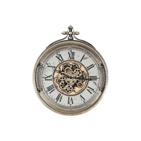 Wanduhr Weiß natürlich Holz 60 x 60 x 5,5 cm | Tienda24 - Global Online Shop Tienda24.eu