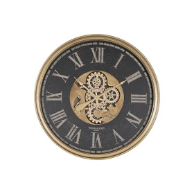 Orologio da Parete Home ESPRIT Nero Dorato Cristallo Ferro 80 x 9,5 x 80 cm di Home ESPRIT, Orologi da parete - Rif: S3056160...