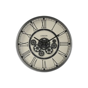 Wall Clock Home ESPRIT White Black Dark grey Iron MDF Wood 54 x 8 x 55 cm by Home ESPRIT, Wall Clocks - Ref: S3056164, Price:...