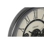 Reloj de Pared Home ESPRIT Blanco Negro Gris oscuro Hierro Madera MDF 54 x 8 x 55 cm de Home ESPRIT, Relojes de pared - Ref: ...