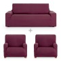 Set di copri divano Eysa ULISES Bordeaux 3 Pezzi di Eysa, Accessori per sedie e divani - Rif: D1606855, Prezzo: 96,28 €, Scon...