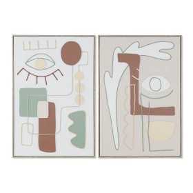 Painting Home ESPRIT Abstract Urban 62,5 x 3 x 92,5 cm (2 Units) by Home ESPRIT, Prints on Canvas - Ref: S3056187, Price: 106...