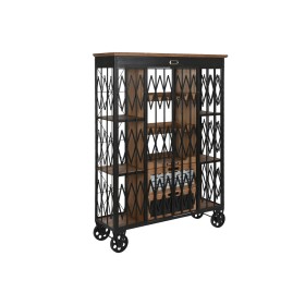 Étagère Home ESPRIT Marron Noir Métal Sapin 107 x 34 x 148 cm de Home ESPRIT, Rayonnage et rangement - Réf : S3056215, Prix :...