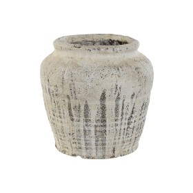 Vase Home ESPRIT White Magnesium 28 x 28 x 27,5 cm by Home ESPRIT, Vases - Ref: S3056223, Price: 40,28 €, Discount: %