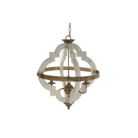 Candeeiro de teto Home ESPRIT Branco Bronze Ferro Abeto 40 W 63 x 63 x 74 cm de Home ESPRIT, Iluminação de teto interior - Re...