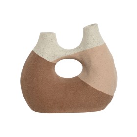 Vase Home ESPRIT Tricolour Ceramic Abstract 24 x 11 x 21 cm by Home ESPRIT, Vases - Ref: S3056231, Price: 23,24 €, Discount: %