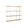 Étagère Home ESPRIT Blanc Métal Sapin 188 x 42 x 180 cm de Home ESPRIT, Rayonnage et rangement - Réf : S3056248, Prix : 372,3...