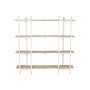 Étagère Home ESPRIT Blanc Métal Sapin 188 x 42 x 180 cm de Home ESPRIT, Rayonnage et rangement - Réf : S3056248, Prix : 372,3...