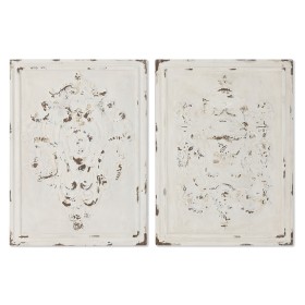 Wall Decoration Home ESPRIT White Neoclassical Stripped 58 x 4,5 x 78 cm (2 Units) by Home ESPRIT, Ornaments - Ref: S3056250,...