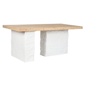 Mesa de Comedor Home ESPRIT Blanco Resina Abeto 180 x 90 x 77 cm de Home ESPRIT, Mesas - Ref: S3056253, Precio: 481,93 €, Des...