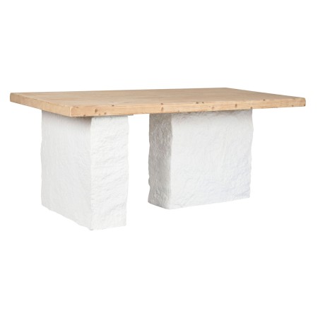 Dining Table Home ESPRIT White Resin Fir 180 x 90 x 77 cm by Home ESPRIT, Dining Tables - Ref: S3056253, Price: 481,93 €, Dis...