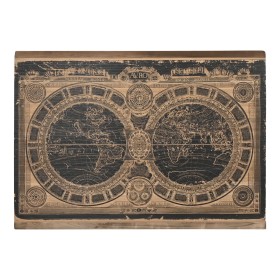 Wall Decoration Home ESPRIT Black Natural World Map 149 x 2 x 105 cm by Home ESPRIT, Ornaments - Ref: S3056273, Price: 94,38 ...